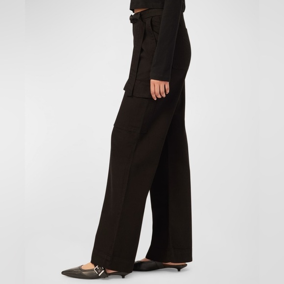 DL1961 Zoie Wide-Leg Relaxed Vintage Black Cargo Y2K Inspired Jeans Size 26 NWT - Picture 3 of 9